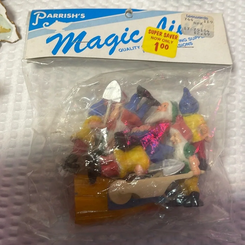 🍎 PARRISH 1985 Magic Line Cake Decorating SET SNOW WHITE Cake Topper fairy…